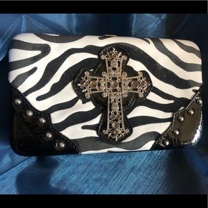 Adorable 😍 Clutch Zebra Print